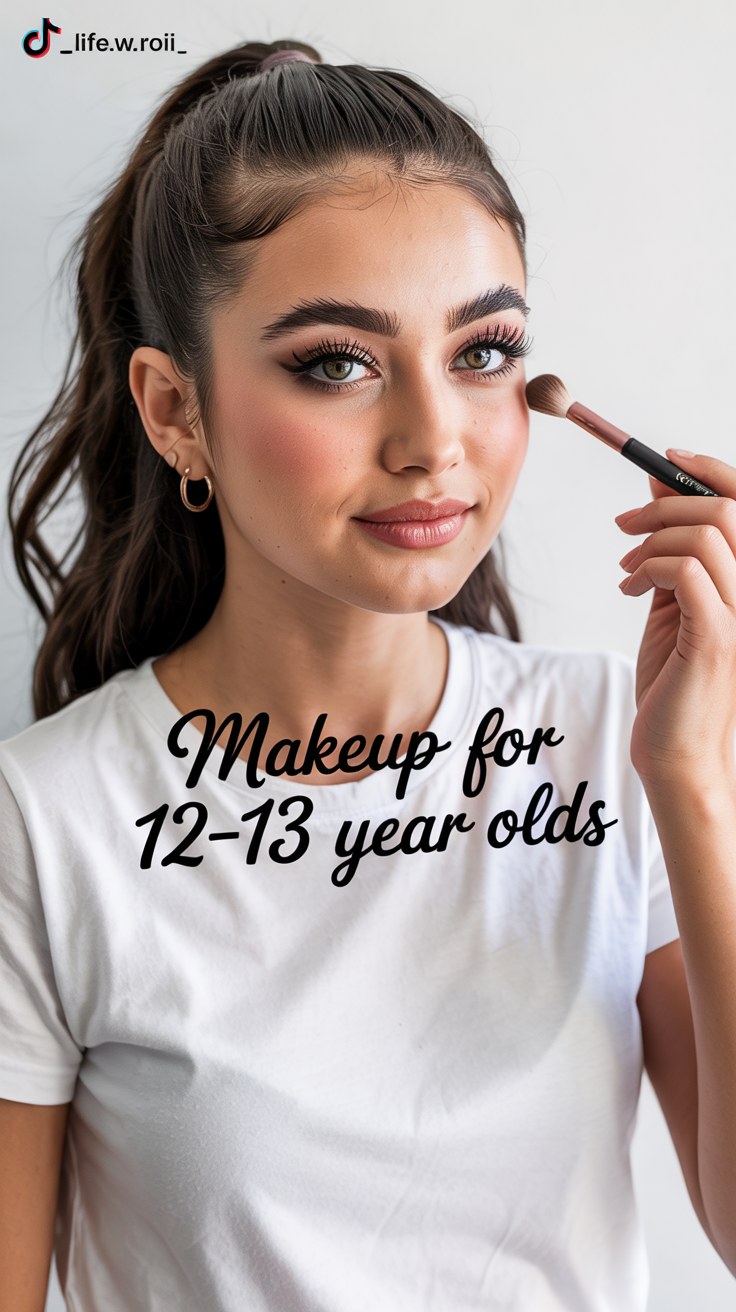 Natural Makeup for 12-13 Year Olds: Easy Teen Makeup Tutorial