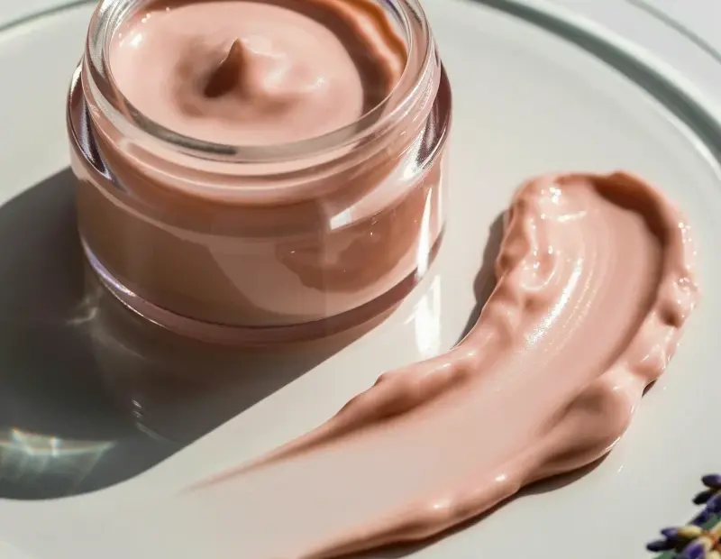 DIY Rosehip Lavender Anti Aging Face Cream | Homemade Pink Cream Recipe