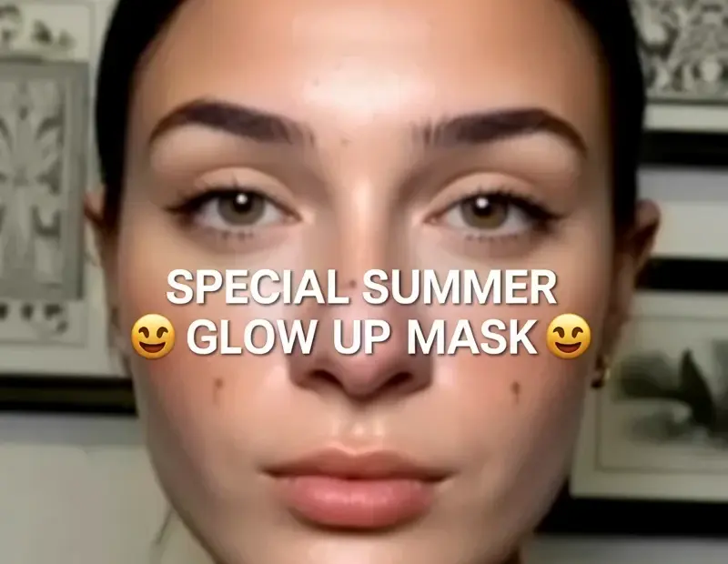 Special summer glow up mask recipe for glowing skin ✨