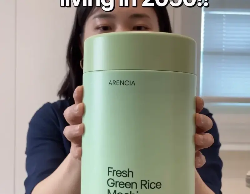 Giant Arencia rice mochi cleanser: budget Korean skincare find