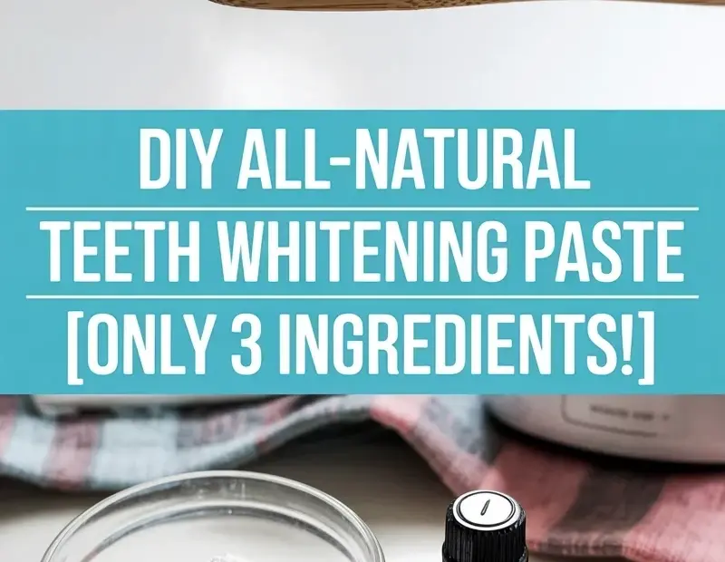 Cozy DIY: Natural Teeth Whitening Paste with Baking Soda + Essential Oil